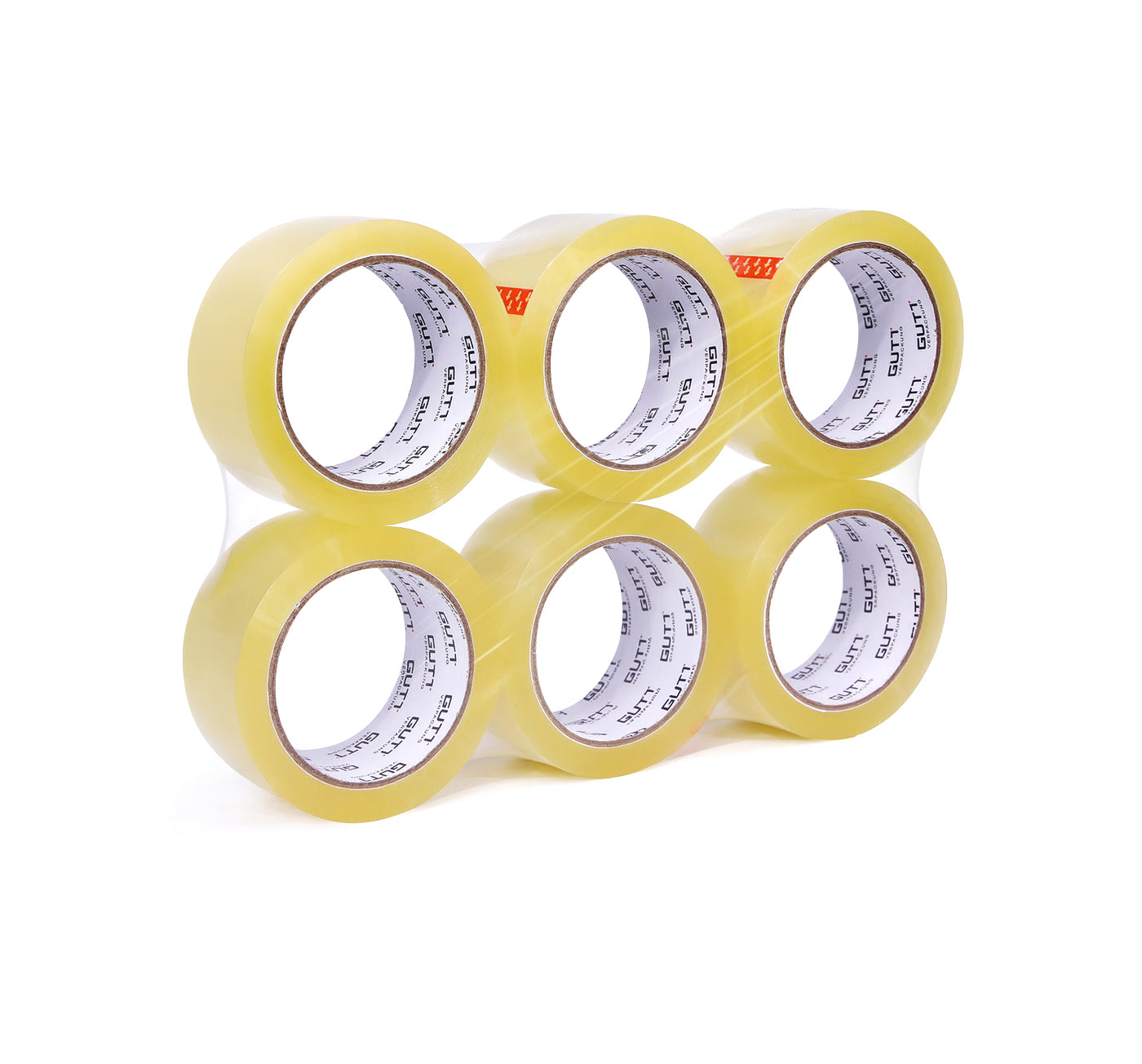 Klebeband Transparent 36 Rollen im Karton, leise abrollend